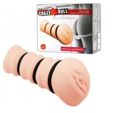 Ressi Flesh 3D Vagina (White) – Realistic Masturbator Sleeve > Sex Toys For Men > Masturbators > Manual