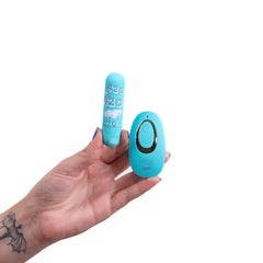 Maia JESSI 420 Remote - Sky  7.6 cm USB Rechargeable Bullet with Wireless Remote