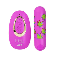 Maia JESSI 420 Remote -  7.6 cm USB Rechargeable Bullet with Wireless Remote