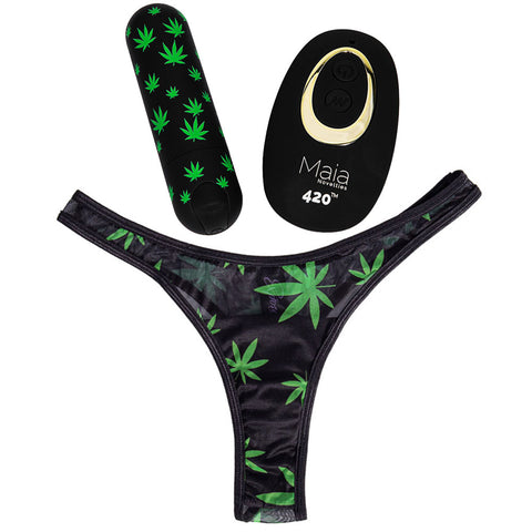 Maia Date Night 420 Panty Vibe - S/M with Bullet & Remote > Sex Toys For Ladies > Panty Vibes