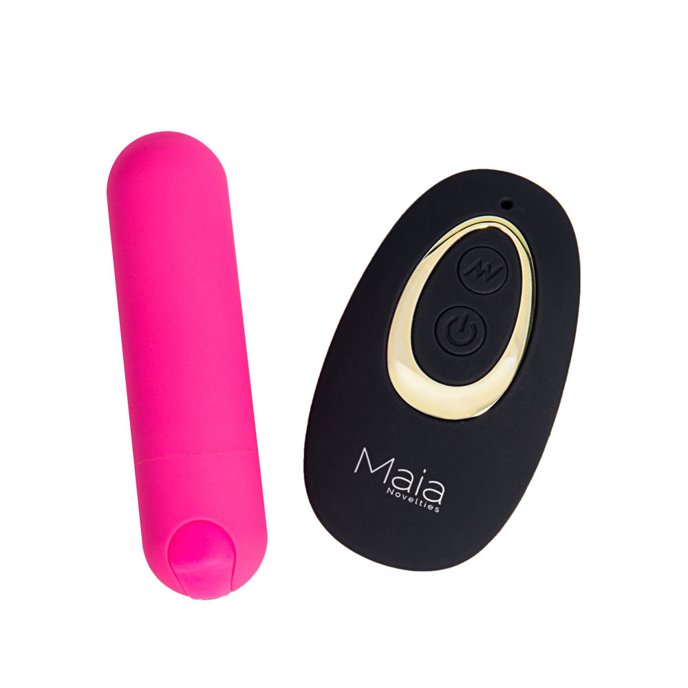 Maia DATE NIGHT PANTY VIBE - S/M -  S/M Panty with Pink USB Rechargeable Bullet & Remote