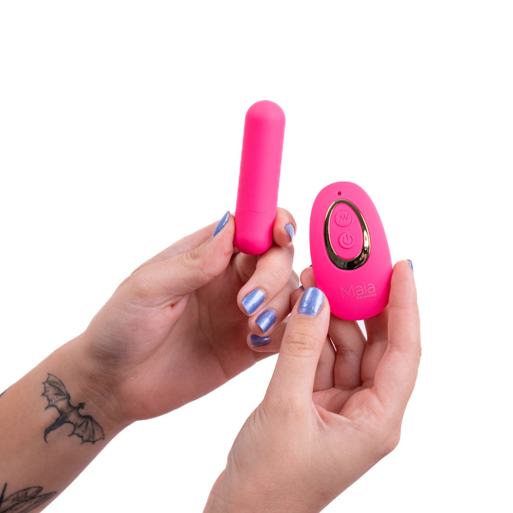 Maia JESSI Remote 7.6 cm Bullet with Remote Control > Vibrators > Mini Vibrators