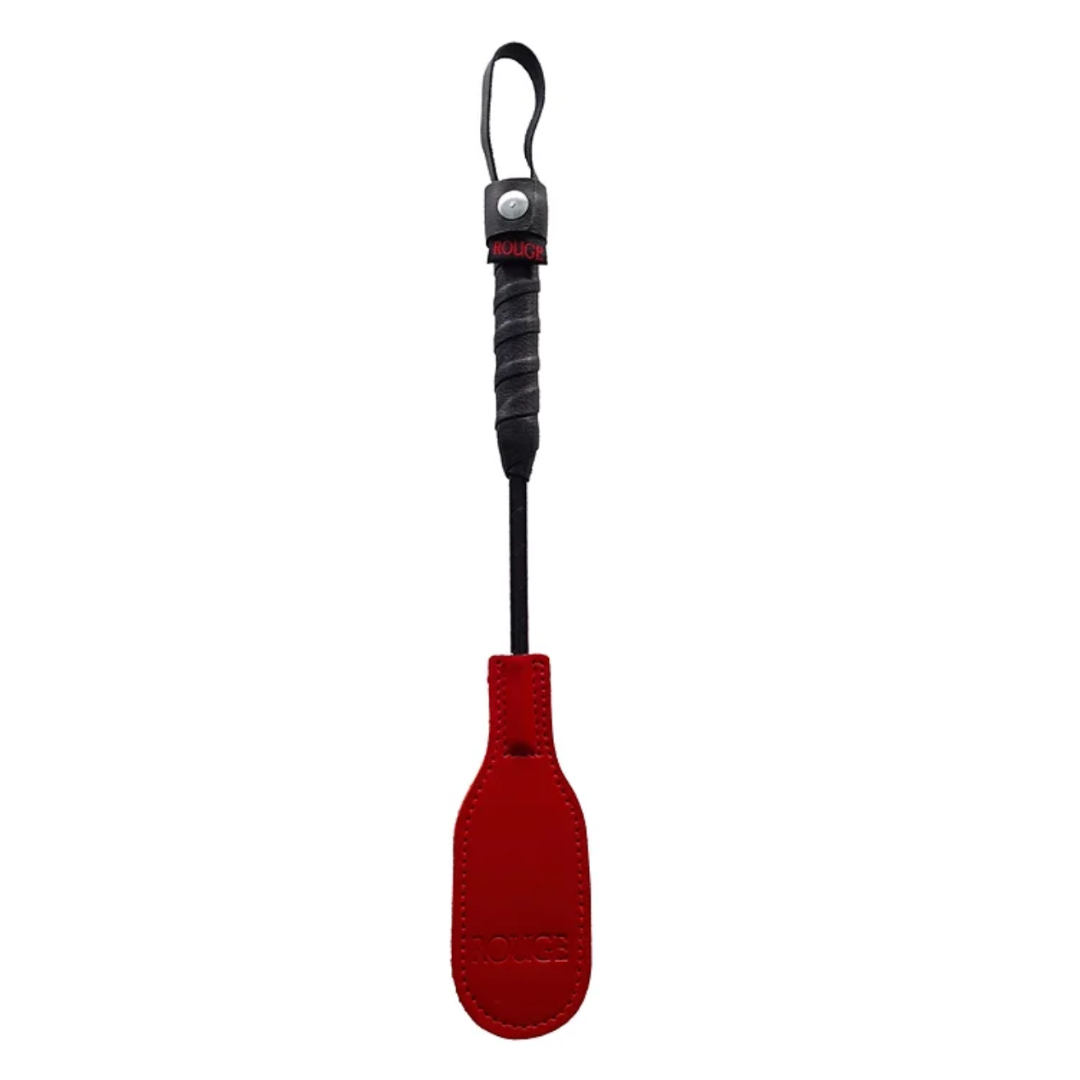 Rouge Mini Leather Oval Paddle Red 26cm Default Title Whips & Paddles
