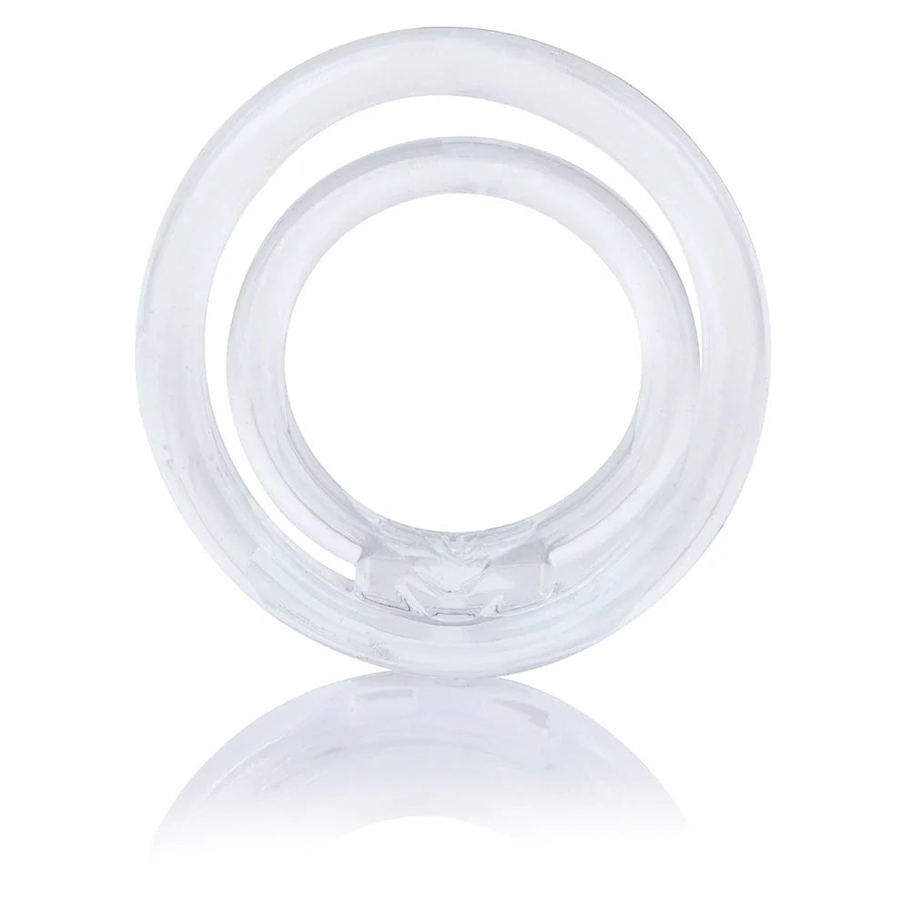 RingO 2 Dual Cock Ring – Dual Loop Penis and Testicles Ring Clear > Cock Ring > Single Main image