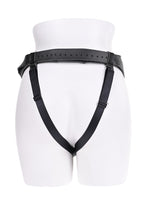 Sportsheets Aurora High Waisted Strap-On Harness (Black) Adjustable Up to 60 Inch Hips - Strap-On Harness > Dildos > Strap On Harnesses