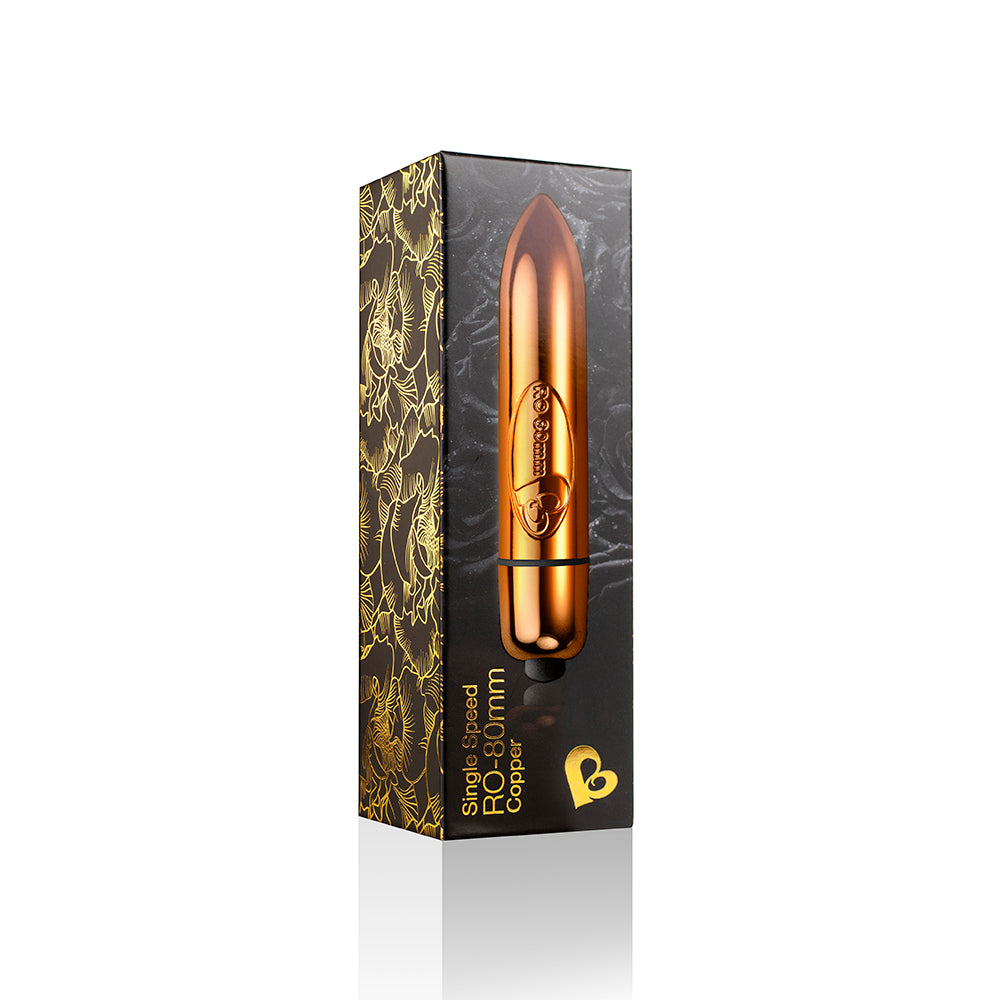 RO-80 Single Speed Bullet Copper Waterproof Vibrator > Vibrators > Mini Vibrators