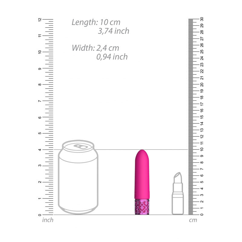 ROYAL GEMS Imperial - Silicone Rechargeable Bullet -  10 cm USB Rechargeable Bullet