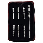 Rouge Stainless Steel Penis Plug 6 Piece Set With Handle In Storage Case Default Title > Sex Toys For Men > Sounding Rods