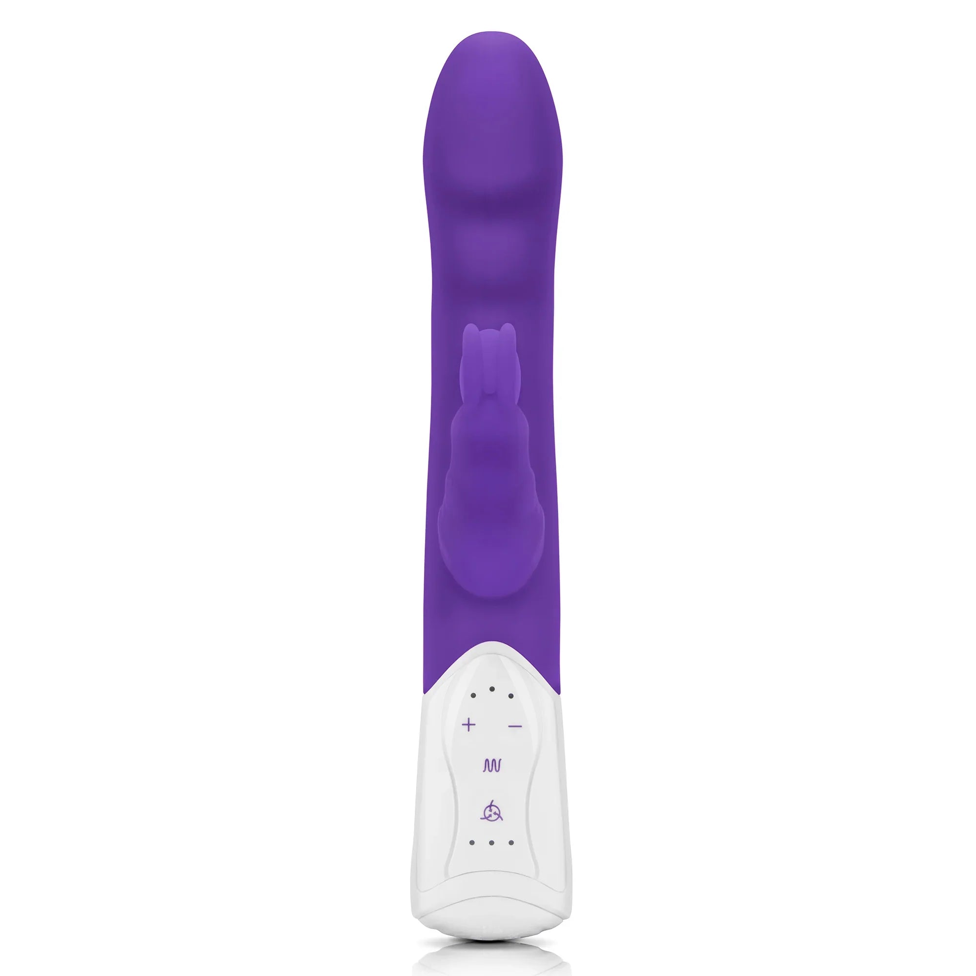 Rabbit Essentials Clitoral Suction Rabbit Vibrator in Purple with Charging and Silicone Body-Safe Material Secondary image