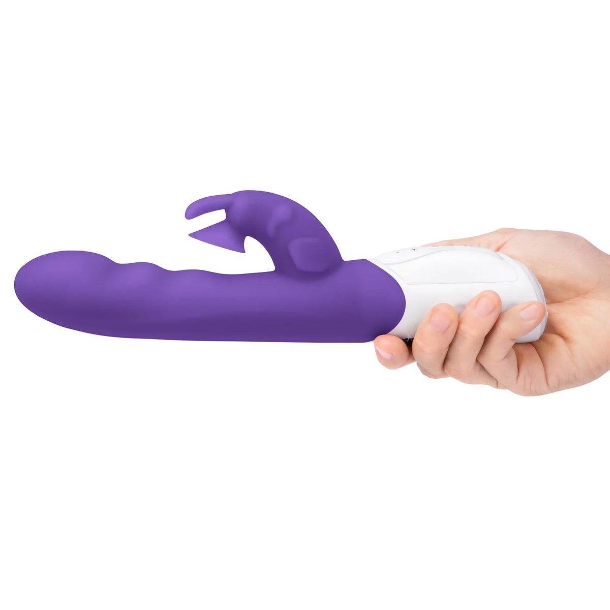 Rabbit Essentials Clitoral Suction Rabbit Vibrator in Purple with Charging and Silicone Body-Safe Material > Vibrators > Ladies > Rabbit Multi