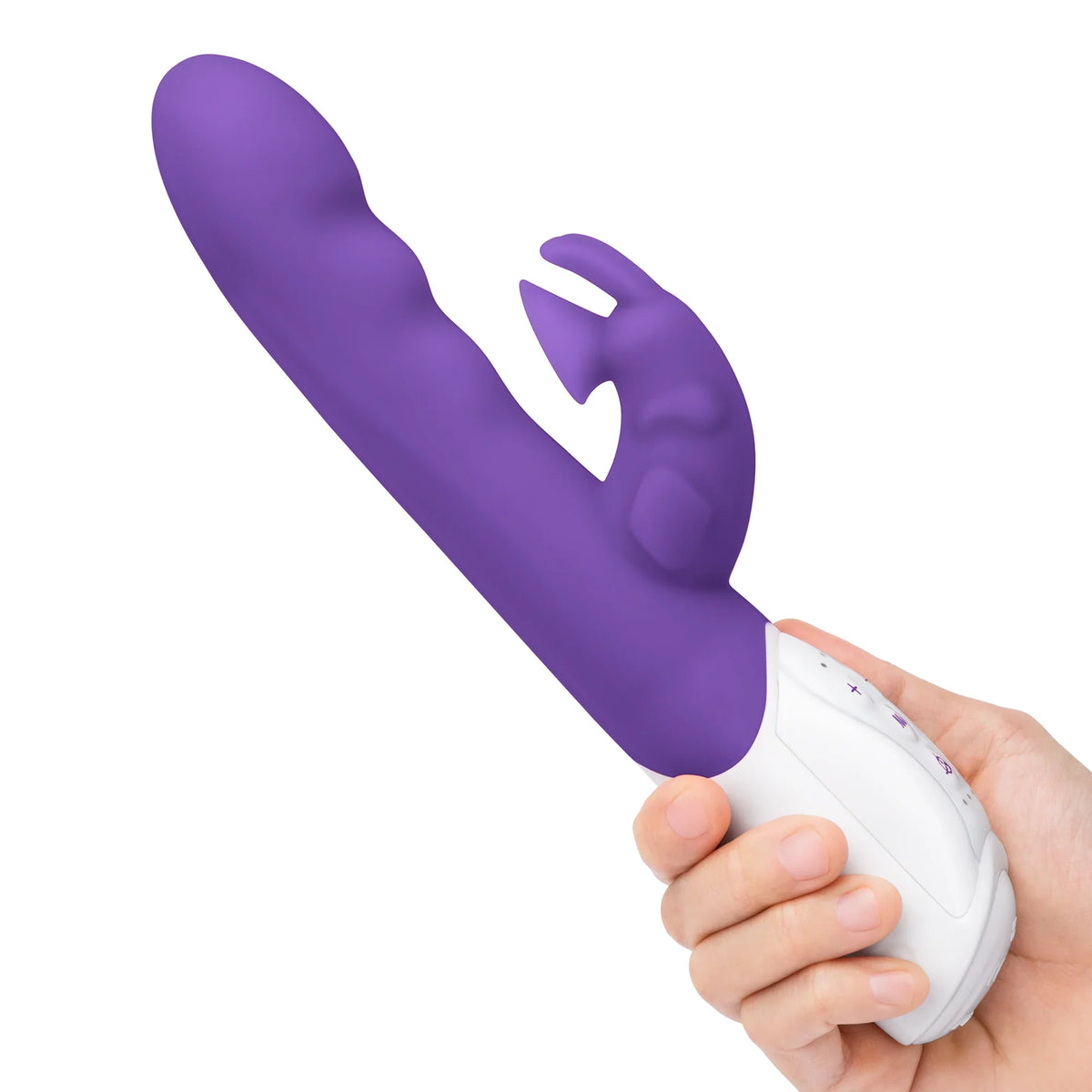 Rabbit Essentials Clitoral Suction Rabbit Vibrator in Purple with Charging and Silicone Body-Safe Material > Vibrators > Ladies > Rabbit Multi