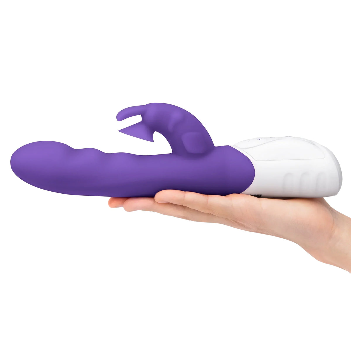 Rabbit Essentials Clitoral Suction Rabbit Vibrator - Purple