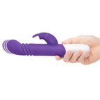 Rabbit Essentials Slim Shaft Thrusting G-Spot Rabbit Vibrator with Satin Storage Bag > Vibrators > Ladies > Rabbit Multi