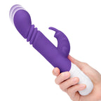 Rabbit Essentials Slim Shaft Thrusting G-Spot Rabbit Vibrator with Satin Storage Bag > Vibrators > Ladies > Rabbit Multi