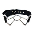 Rouge Leather Spider Gag (Black) – Adjustable Leather Bondage Gag Default Title > Bondage Gear > Gags and Bits