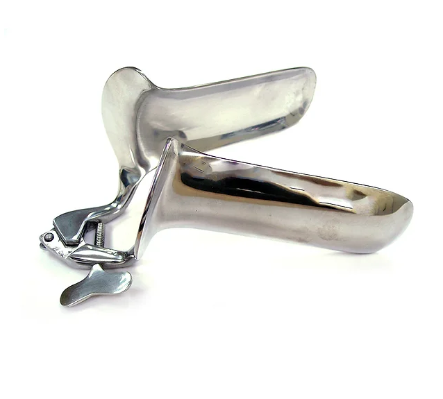 Rouge Stainless Steel Vaginal Speculum Large Mirror See Description Silver > Bondage Gear > Medical Instruments