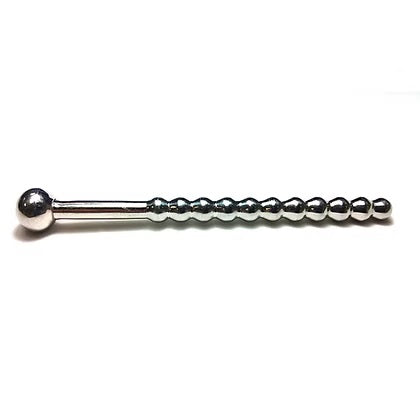 Rouge Stainless Steel Beaded Urethral Sound – Stainless Steel Urethral Sound Secondary image