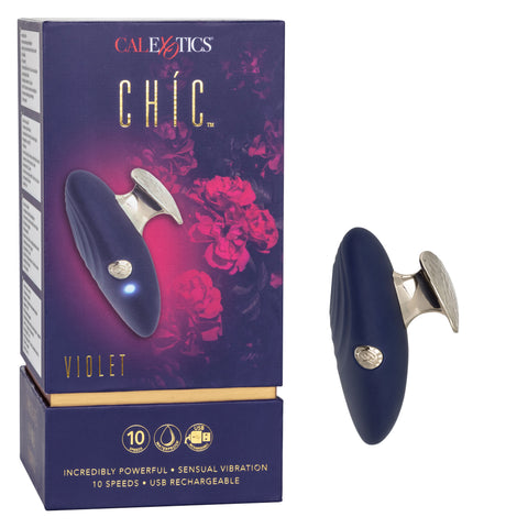 Chic Violet Handheld Massager in Deep Violet with 10 Vibration Speeds and Waterproof Design > Vibrators > Standard Vibrators