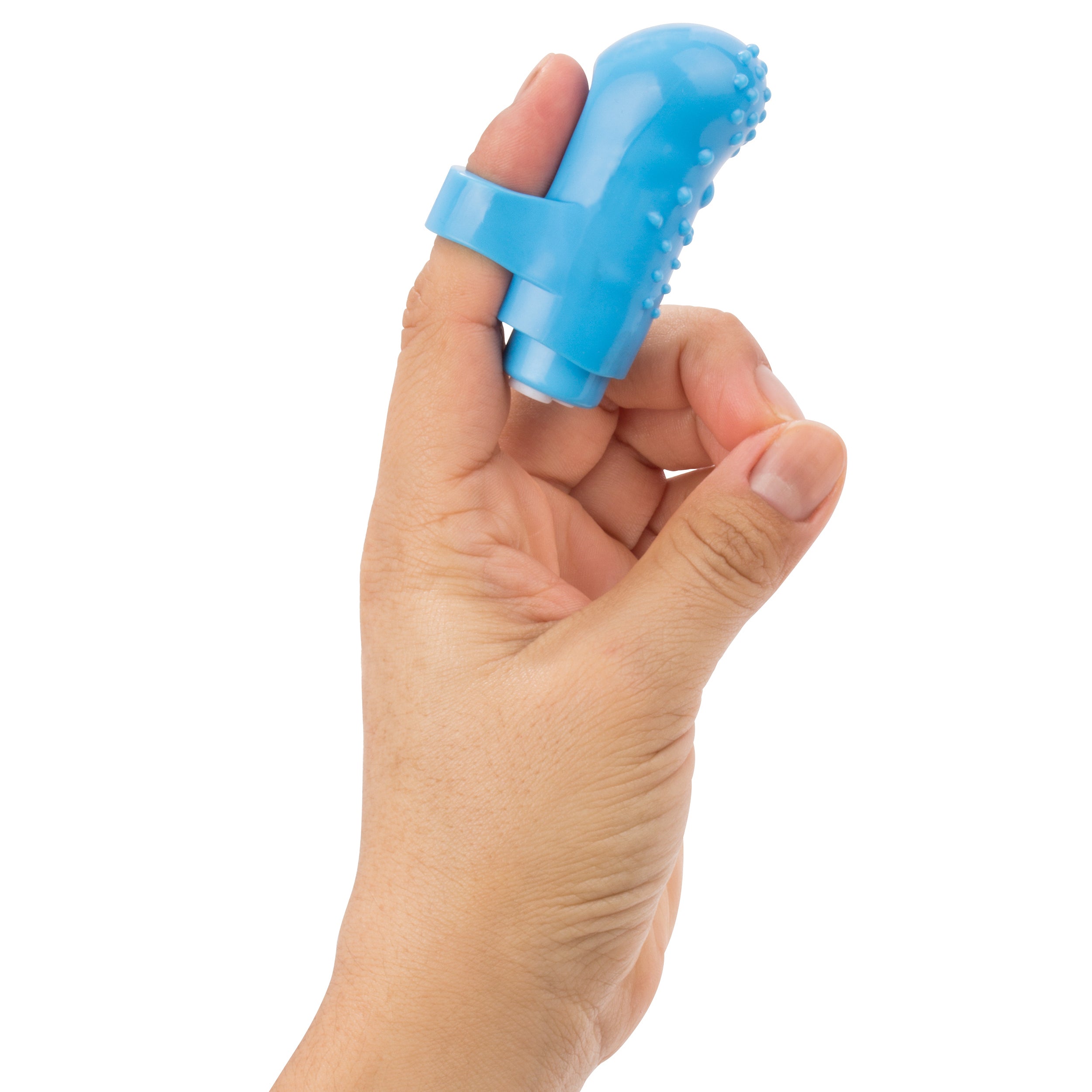 Charged Fing O – Rechargeable Mini Finger Vibrator with Vooom Technology Blue > Vibrators > Finger Vibrators