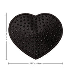Radiance Black Heart Pasties Adhesive Nipple Covers Set > Clothes > Pasties