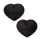 Radiance Black Heart Pasties Adhesive Nipple Covers Set > Clothes > Pasties