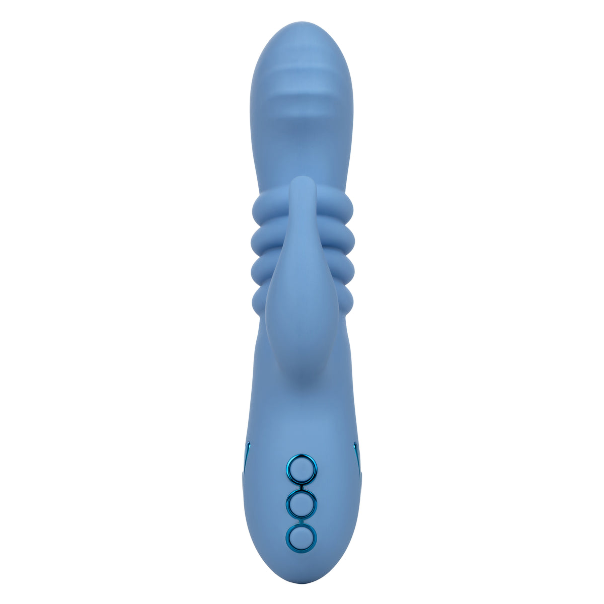 California Dreaming Santa Cruz 4.25 Inch Blue Coaster Massager | Waterproof > Vibrators > Ladies > Rabbit