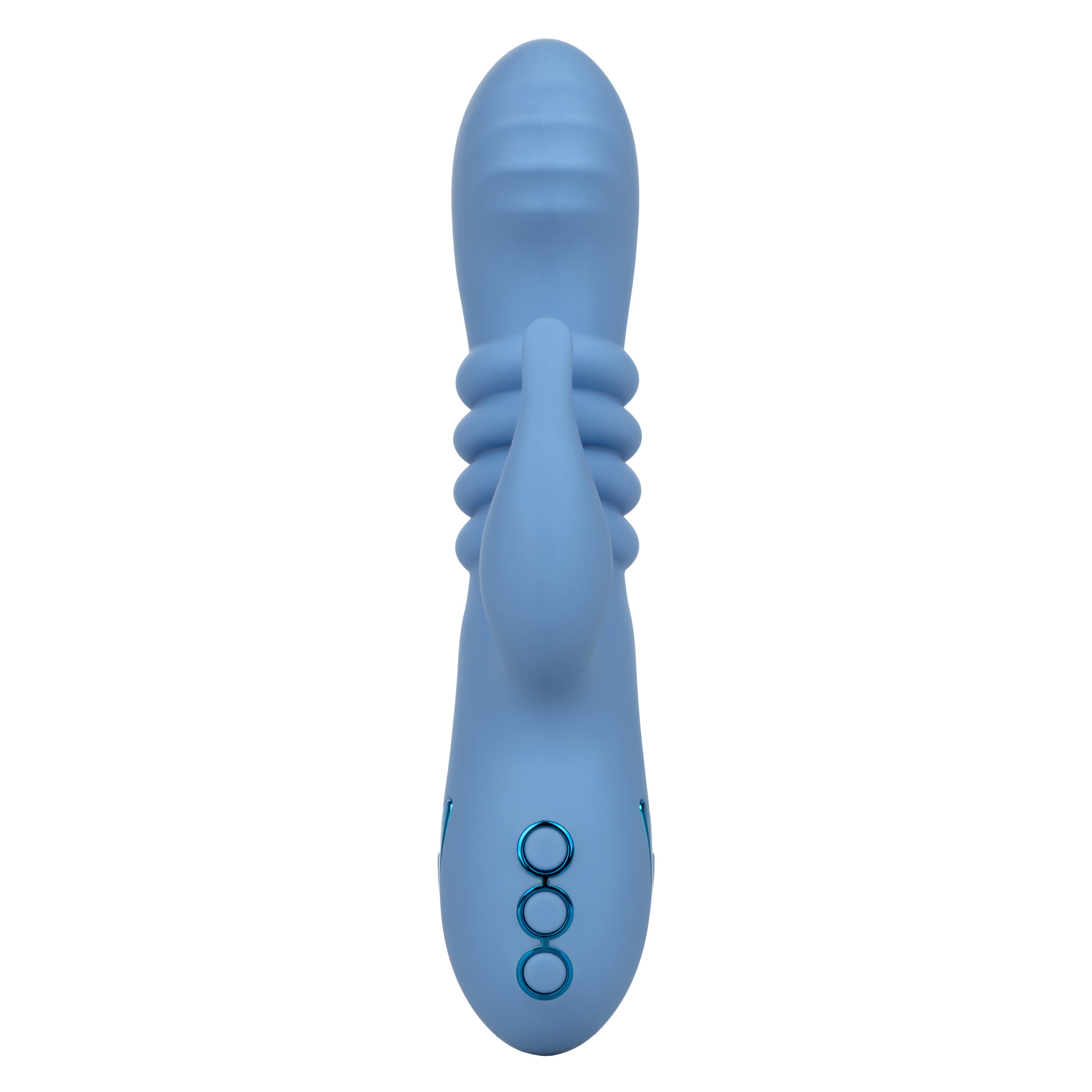 California Dreaming Santa Cruz Blue Coaster Massager with Triple Flickering Teaser and Waterproof Design > Vibrators > Ladies > Rabbit