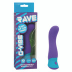 Rave G-Vibe Purple and Blue Silicone Waterproof G-Spot Massager with 10 Speeds and Intense Power > Sex Toys For Ladies > G-Spot Vibrators