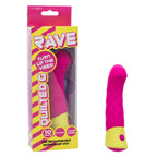 Rave Quilted G Silicone Vibrator Pink Waterproof Massager > Sex Toys For Ladies > G-Spot Vibrators
