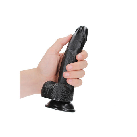RealRock Realistic Curved Dong with Balls – 18 cm Dildo DONGS