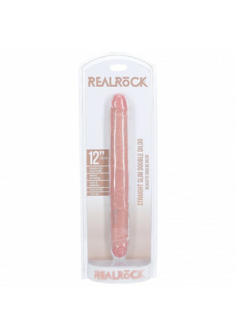 RealRock Slim Double Ended Dong 12 Inch Pink Double Dongs