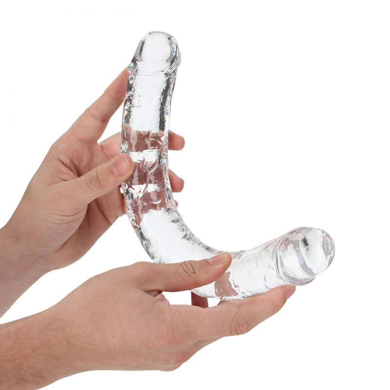 Realrock 34 Centimeter Double Dong Clear 14 Inch Double Ended Dildo > Dildos > Double Dildos