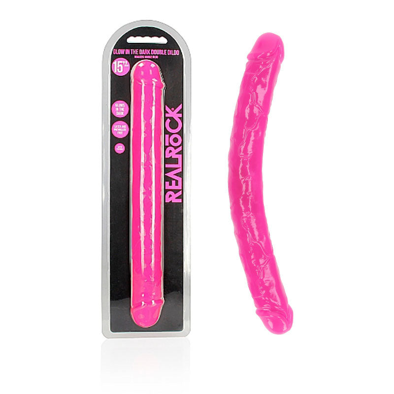 Realrock 38 Centimeter Double Dong Glow in the Dark 15 Inch > Dildos > Double Dildos Main image
