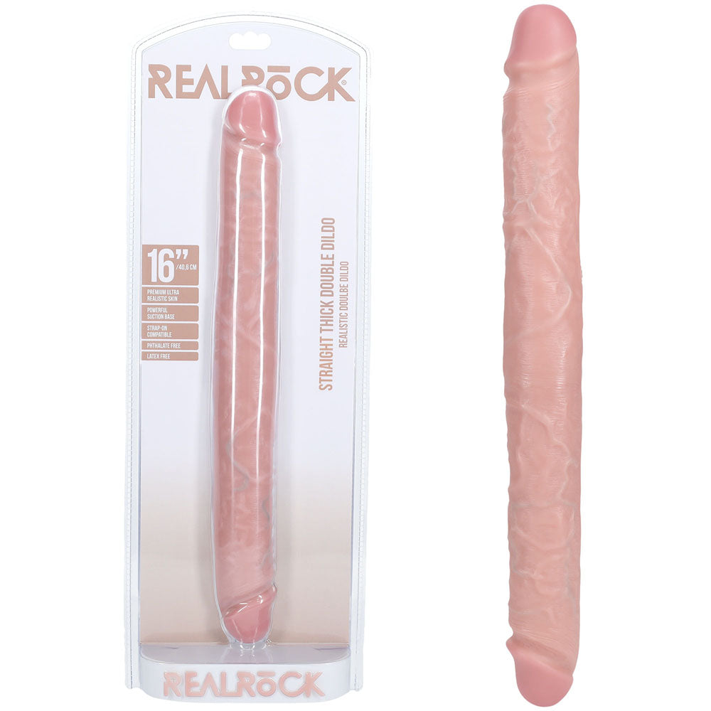 Realrock 40cm Thick Double Dildo Flesh > Dildos > Double Dildos