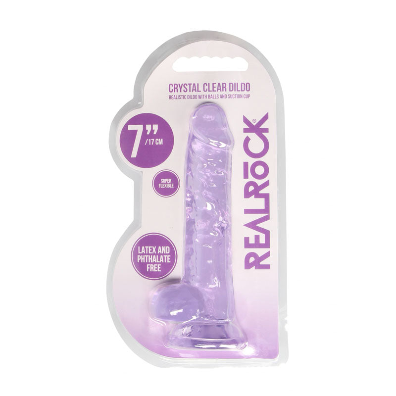 Realrock 7 Inch Realistic Dildo With Balls – Suction Cup 17.8 cm Dildo > Dildos > Realistic Dildos