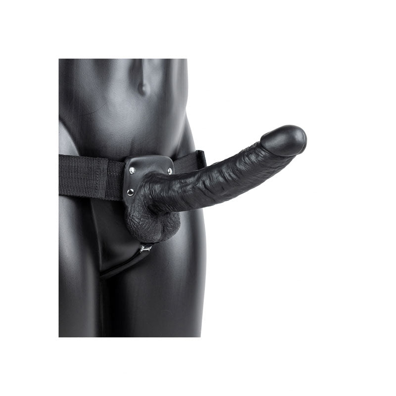 Realrock Hollow Strapon with Balls 23 cm 9" Inch > Dildos > Hollow Strap Ons