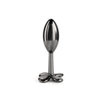 Rear Assets Clover Gunmetal 9.2 cm Metallic Butt Plug > Anal Range > Butt Plugs