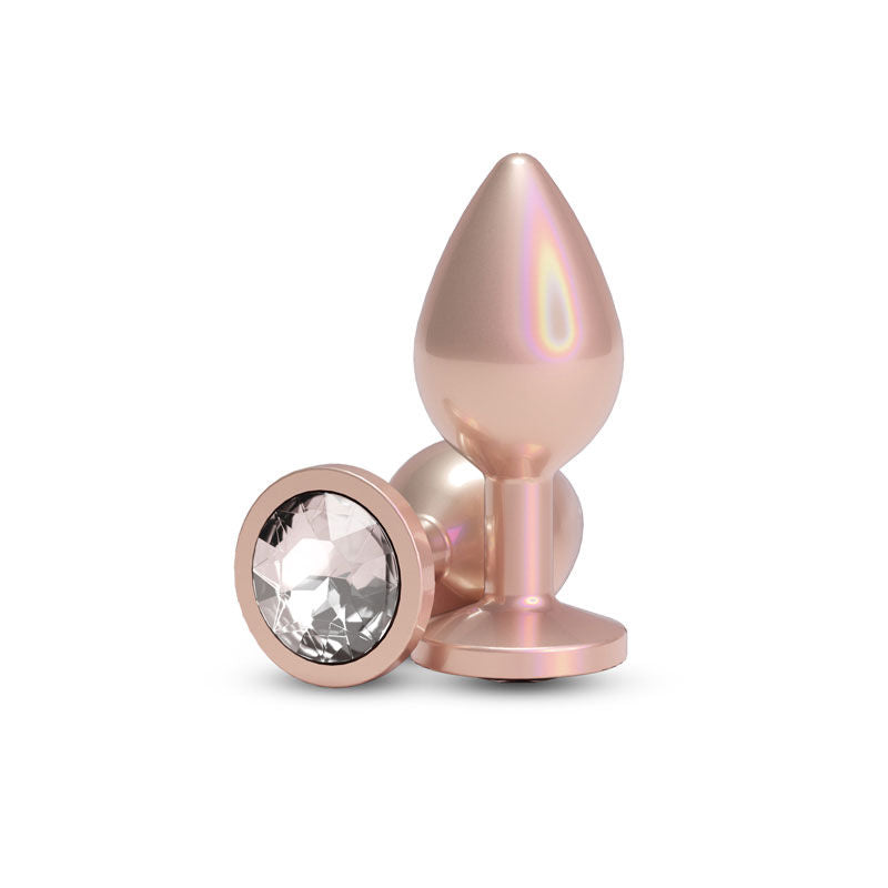 Rear Assets Iridescent Champagne Medium – Lightweight Butt Plug Butt Plugs