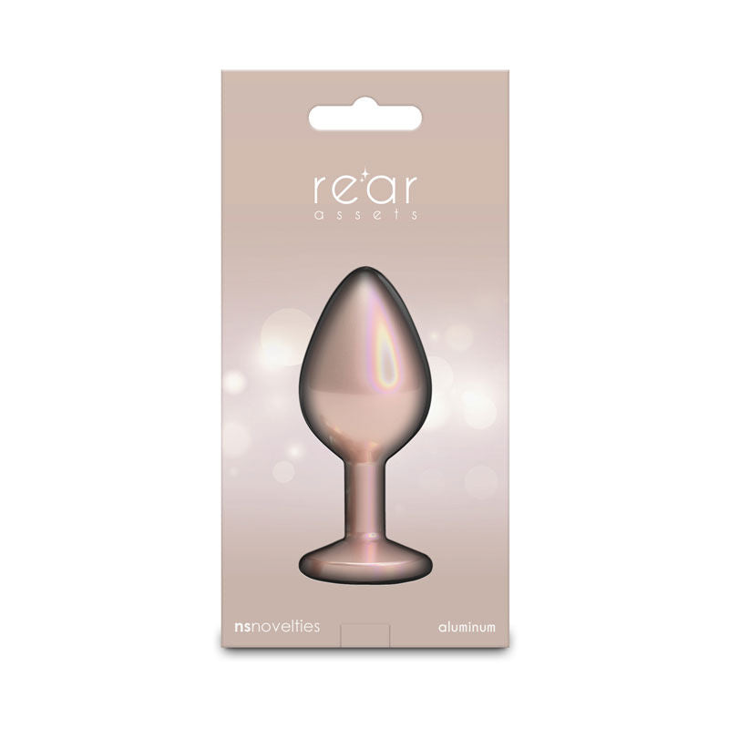 Rear Assets Iridescent Champagne Medium – Lightweight Butt Plug Butt Plugs