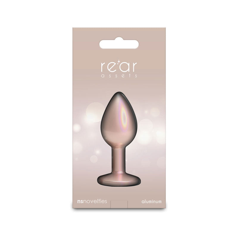 Rear Assets Iridescent Champagne Small – Lightweight Butt Plug > Anal Range > Butt Plugs