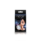 Rear Assets Rose Gold Small Butt Plug - 6.9cm Metal with Gem Base > Anal Range > Jewel Butt Plugs