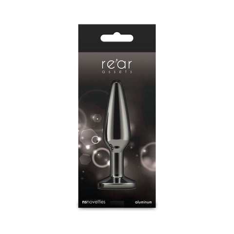Rear Assets Tapered (Gunmetal Black) – Lightweight Anal Plug Butt Plugs