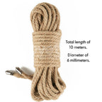 Rebellion Reign Rustic Hemp Bondage Rope 10 Meter – Traditional Bondage Rope > Bondage Gear > Rope