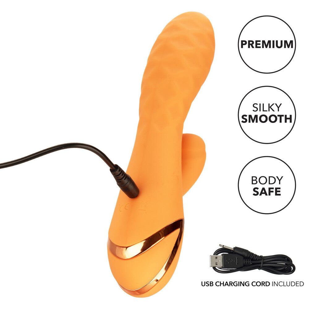 Pasadena Player 8 Inch Rechargeable Silicone Clit Vibrator > Vibrators > Ladies > Rabbit