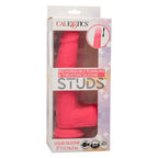 Rumbling Thrusting Silicone Stud Vibrator Pink 7 Inch > Dildos > Realistic Dildos