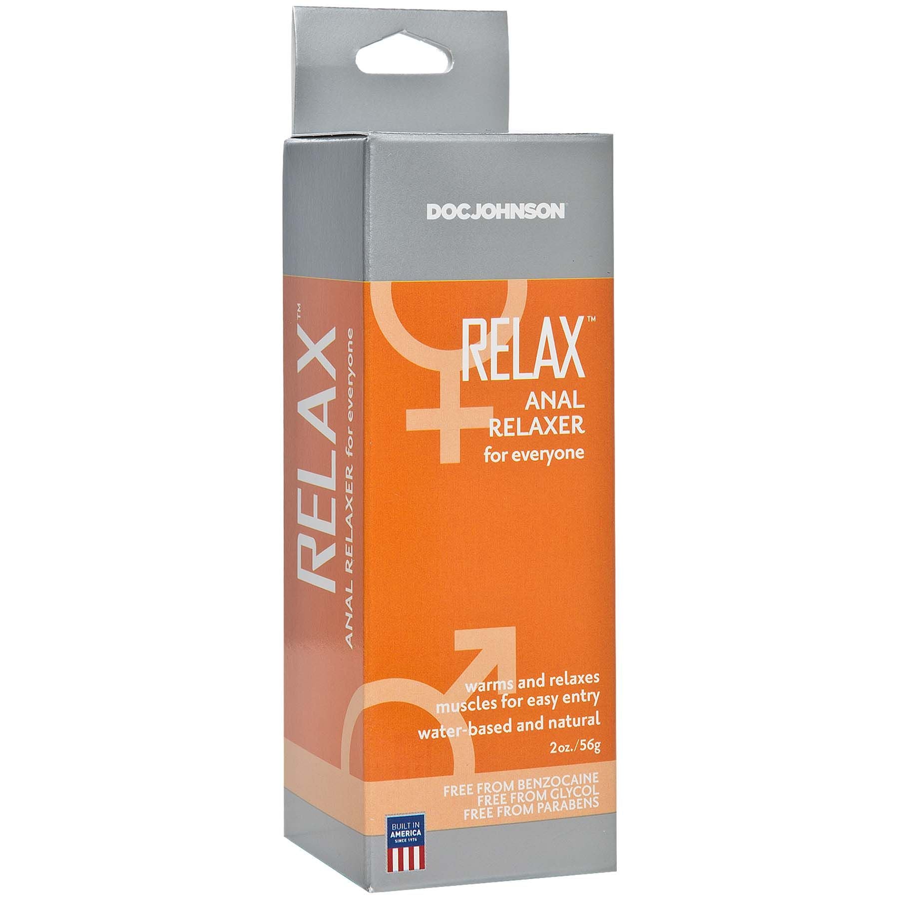 Relax Anal Relaxer Water Based Lubricant for Easy Entry 2 Oz (56g) Secondary image