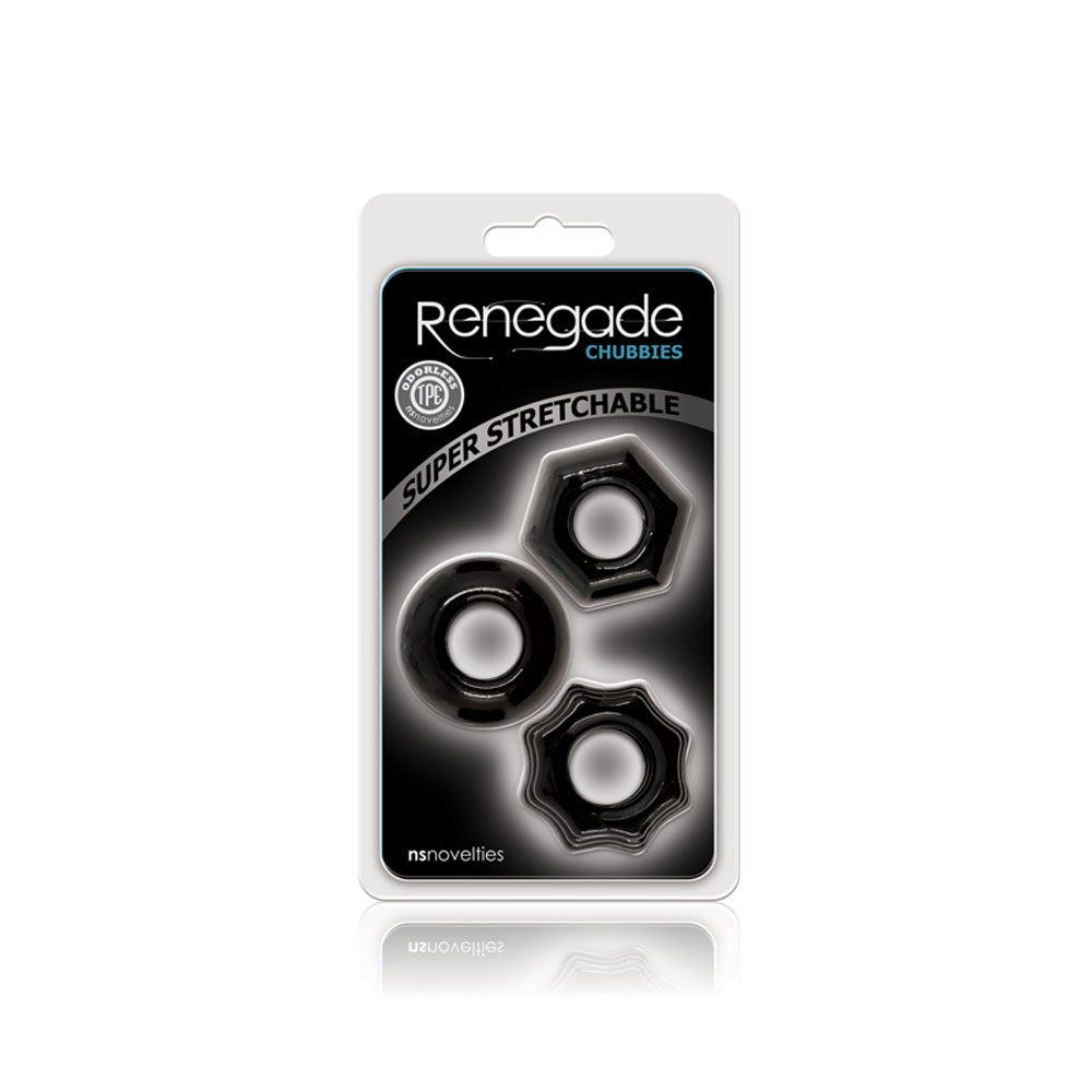 Renegade Chubbies – Stretchable Stackable Cock Rings Secondary image
