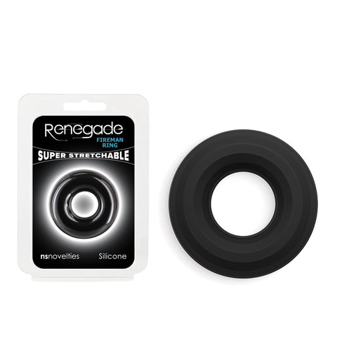 Renegade Fireman Ring - Small - Silicone Comfort Fit - Super Stretch > Cock Ring > Single