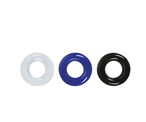 Renegade Stamina Rings - Coloured Cock Rings - Set of 3 COCK RING Set