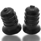 Ribnibs Curved Springy Ribbed Nip Suckers Night > Sex Toys > Nipple Suckers